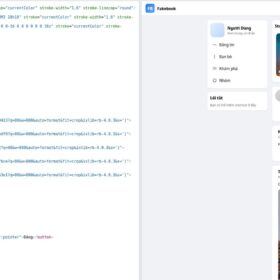 Giao Diện Facebook (HTML, CSS) [Download]
