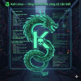 Tổng hợp ngắn gọn các lệnh phổ biến và công cụ thiết yếu (Nmap, Wireshark, Metasploit, Burp, Aircrack) kèm mẹo an toàn nhanh — phù hợp cho lab và học tập. Chỉ sử dụng trên hệ thống bạn sở hữu hoặc được phép kiểm thử