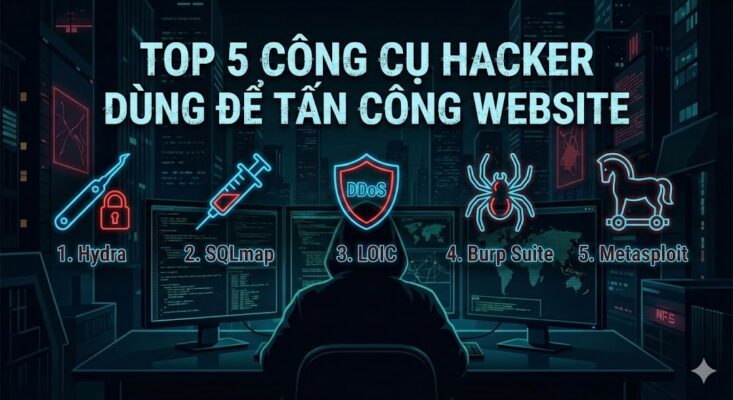 Top 5 Tool mà Hacker thường dùng để tấn công Website.