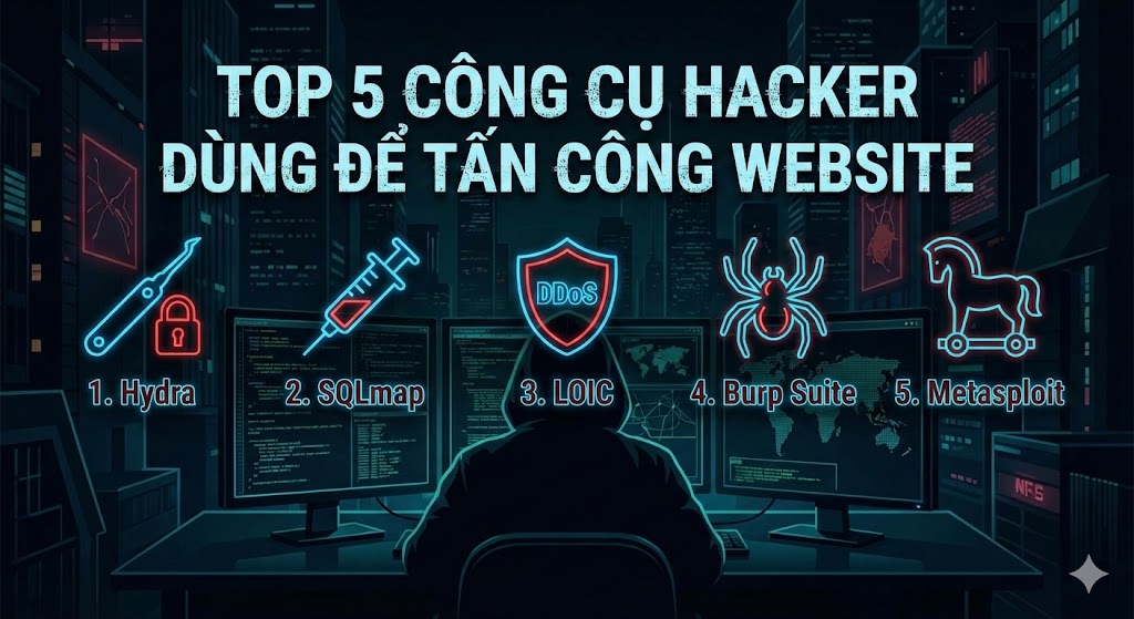 Top 5 Tool mà Hacker thường dùng để tấn công Website.