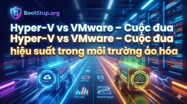 ⚖️ Hyper-V vs VMware – Cuộc đua hiệu suất trong môi trường ảo hóa doanh nghiệp
