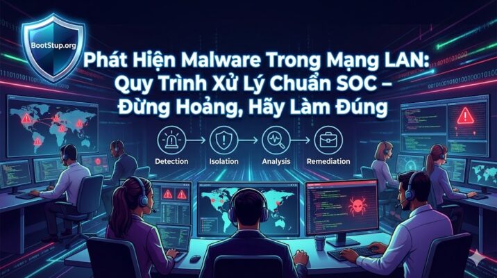 Phát Hiện Malware Trong Mạng LAN: Quy Trình Xử Lý Chuẩn SOC – Đừng Hoảng, Hãy Làm Đúng