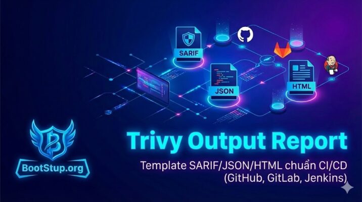 Trivy Output Report: Template SARIF/JSON/HTML chuẩn CI/CD (GitHub, GitLab, Jenkins)