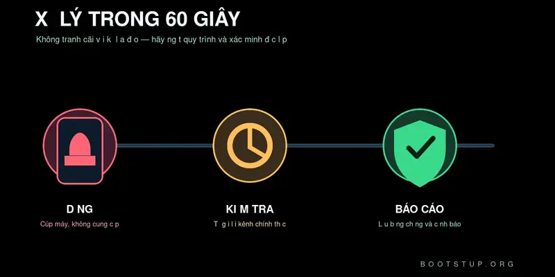 Ba bước xử lý khi nhận cuộc gọi lừa đảo